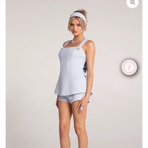 Nana jacqueline tweed set in blue